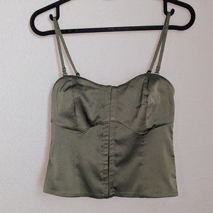 Abercrombie & Fitch Hook and Eye Corset Top NWT